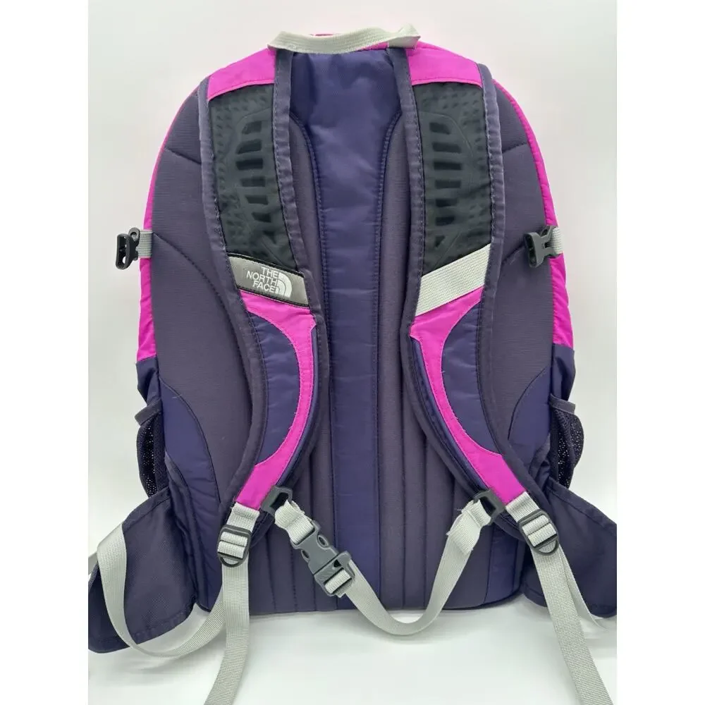 The North Face Pink and Purple Borealis Backpack